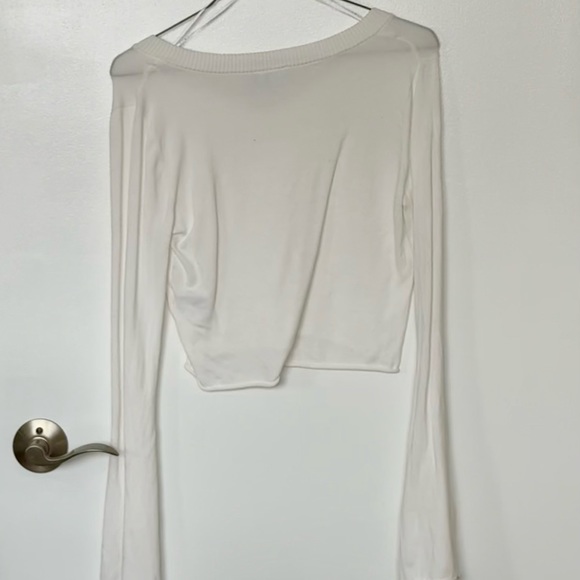 Twik cropped sweater, white - Picture 3 of 3